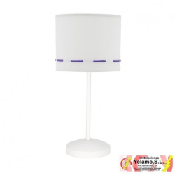 SOBREMESA TRAZOS 1XE14 LILA 17D