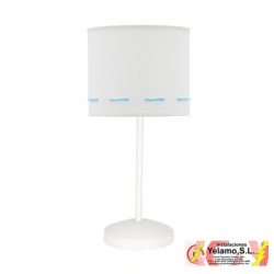 SOBREMESA TRAZOS 1XE14 CELESTE 17D