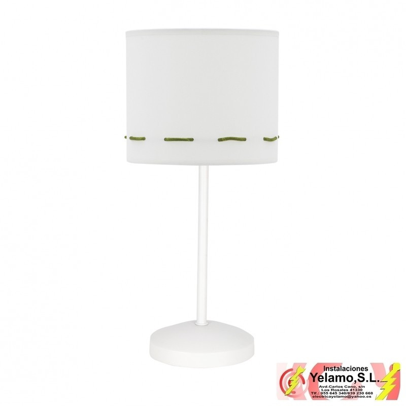 SOBREMESA TRAZOS 1XE14 VERDE 17D