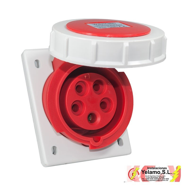 BASE EMPOTRADA CETAC 3P+T 32A