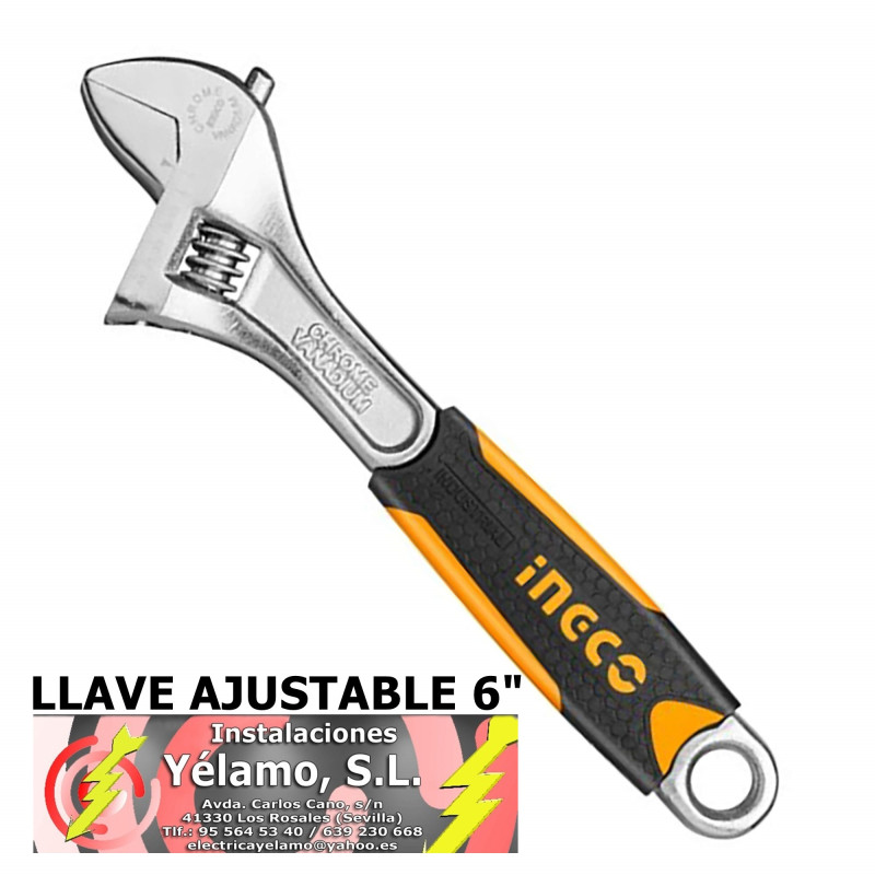Llave ajustable 6"