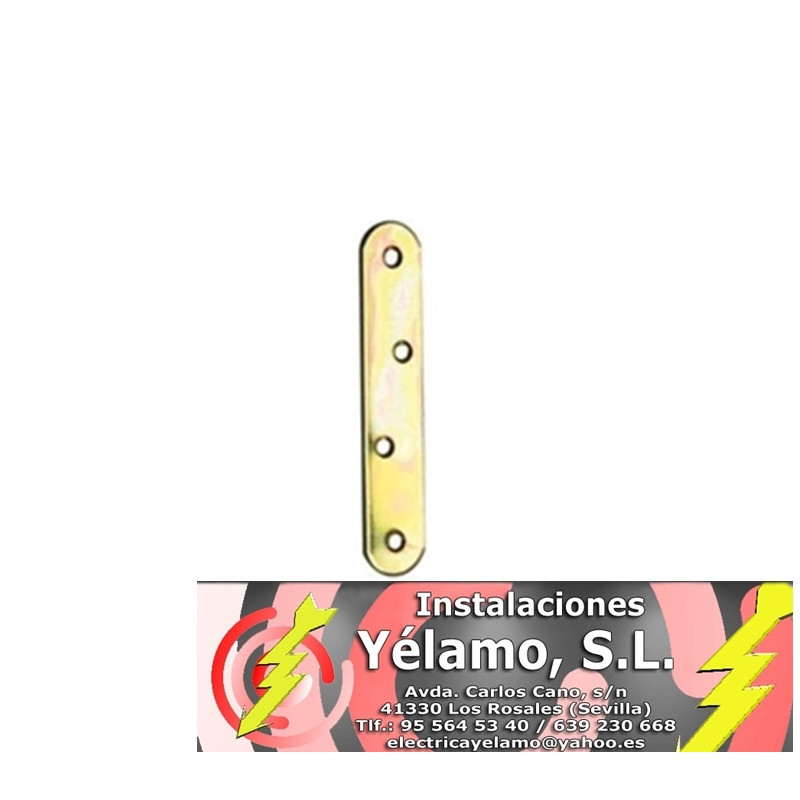 PLETINA BRICOMATADA 60X18mm 1 UNIDAD