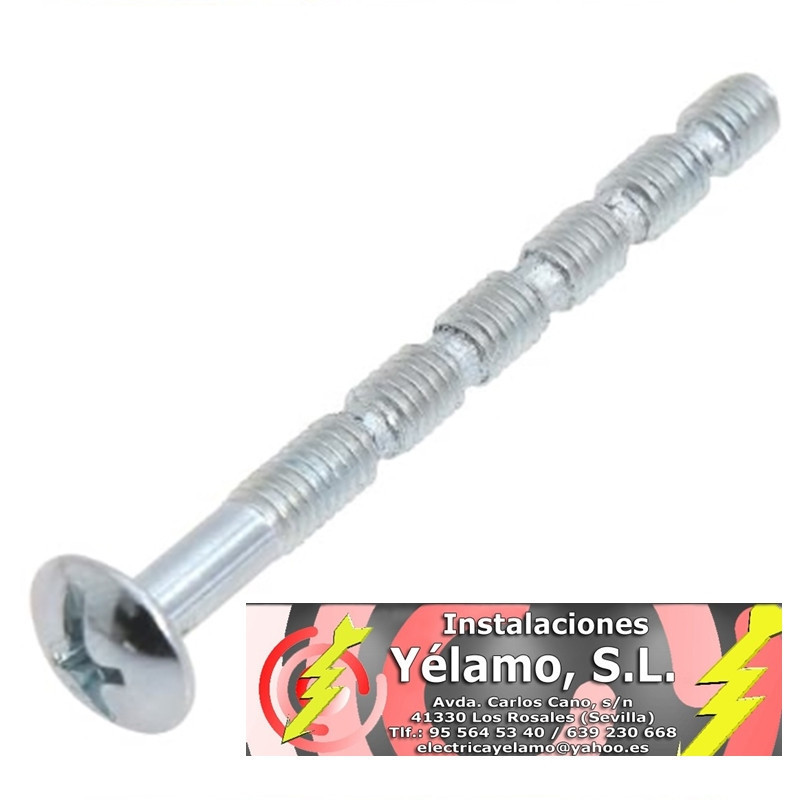 TORNILLO MULTICORTE 4X45mm PLATEADO 1 UNIDAD