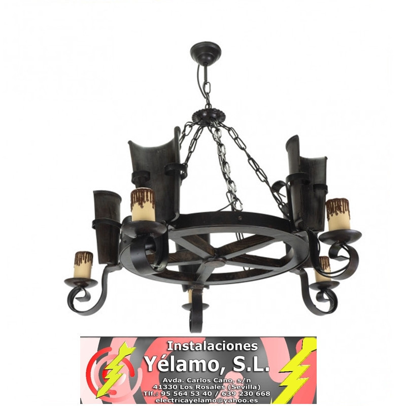 LAMPARA CANTINA 5XE27 (72X56)