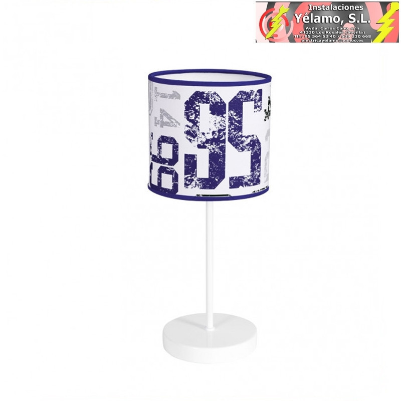 SOBREMESA DORSAL 1XE14 AZUL 38X16D