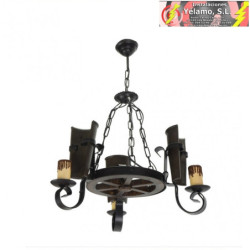 LAMPARA CANTINA 3XE27 REGX50X50cm