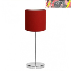 SOBREMESA PLANETARIO CROMO/ROJO 1XE14 (39X16)