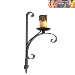 APLIQUE RUSTICO RUEDA 1XE27 37X8