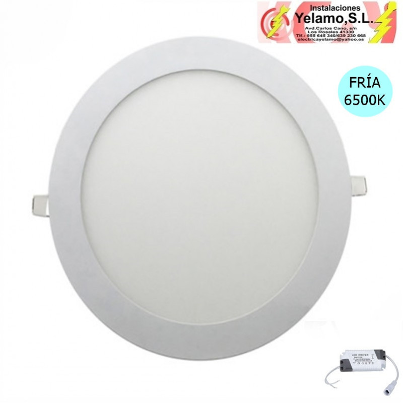 DOWNLIGHT LED 18W  REDONDO EMPOTRAR  BLANCO 6500K