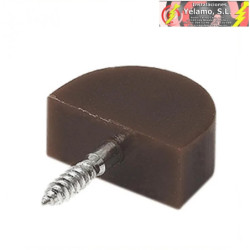 SOPORTE TORNILLO GRANDE MARRÓN 1 UNIDAD