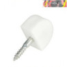 SOPORTE TORNILLO GRANDE BLANCO 1 UNIDAD