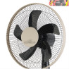 VENTILADOR DE PIE BELMONTE NEGRO/BEIS 3 VEL. 45W 5 ASPAS ORIENTABLE, FIJO Y ROTATORIO REGX43X40 cm