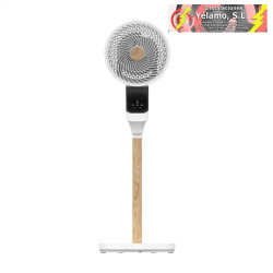 VENTILADOR PIE BIZANCIO BLANCO/HAYA 50W 3VELOCIDADES 95X30X30 OSCILANTE,TACTIL DISPLAY,REMOTO,TEMPORIZADOR