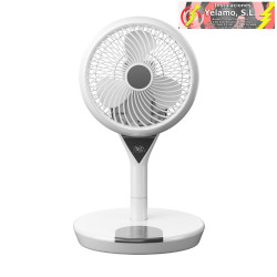 VENTILADOR DC 2 EN 1 SINTRA BLANCO 35W 12VEL OSCILACION.3D REMOT.TEMPORIZ.54/89X32X32cm