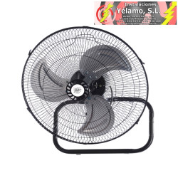 VENTILADOR 3 EN 1 RECIO NEGRO 50 D 3 VEL. 70W 3 ASPAS ALUMINIO EN PLATA OSCILANTE