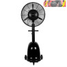 VENTILADOR NEBULIZADOR DE PIE NAPOLEON NEGRO 1 VELOCIDAD 260W 3 ASPAS 175X65X55cm TANQUE AGUA 49L ROTATORIO
