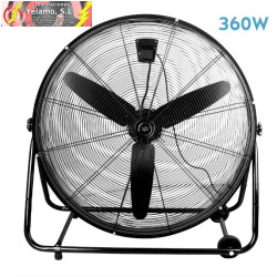VENTILADOR INDUSTRIAL VENDAVAL 360W NEGRO 87D 3 VELOCIDADES 92,5X95X42 cm ORIENTABLE