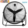 VENTILADOR INDUSTRIAL VENDAVAL 360W NEGRO 87D 3 VELOCIDADES 92,5X95X42 cm ORIENTABLE