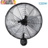VENTILADOR PARED ARRECIFE 120W NEGRO/PLATA 55D 3 VELOCIDADES ORIENTABLE Y OSCILANTE