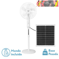 VENTILADOR DC DE PIE SOLAR...