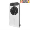 VENTILADOR OPIUM BLANCO/NEGRO 12 VEL 35W ACUMULAD. FRIO 5ASP 5LITROS 66.8X29X20cm REMOTO, TEMPORIZADOR