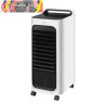 CLIMATIZADOR EVAPORATIVO DAKAR BLANCO/NEGRO 80W FRIO 2000W CALOR 3 VEL. 6L HUMIDIFICADOR, ACUM.FRIO 66,5X25,5X28,5cm