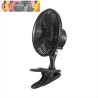 VENTILADOR SOBREMESA CON PINZA NERVION NEGRO 2 VELOCIDADES 20W 2 EN 1 30X20X16cm