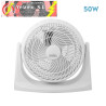 VENTILADOR SOBREMESA BALBOA BLANCO 3 VELOCIDADES 50W 3 ASPAS 26X28,5X26cm