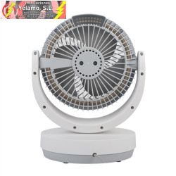 VENTILADOR SOBREMESA BLANCO/GRIS LAGOS 3 VELOCIDADES 35W 3 ASPAS ORIENTABLE 29,8X22,6X20,6cm