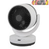 VENTILADOR SOBREMESA LOIRA BLANCO/NEGRO 3 VELOCIDADES 35W 3 ASPAS CONTROL REMOTO, TEMPORIZADOR 29,8X22,6X20,6C
