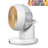 VENTILADOR SOBREMESA URBEL BLANCO/HAYA 30W 4 VELOCIDADES 31,5X21X24cm OSCILACIÓN 3D REMOTO, TEMPORIZADOR
