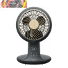 VENTILADOR DC SOBREMESA MIERA NEGRO/HAYA 20W 8 VELOCIDADES OSCILACION 3D REMOTO, TEMPORIZADOR 40,5X25,4X23,3cm