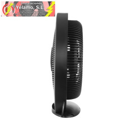 VENTILADOR SOBREMESA PUMA NEGRO 45W 5 ASPAS CON TEMPORIZADOR 40X39X12,5cm