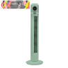 VENTILADOR TORRE ARTICO VERDE 45W, 3 VELOCIDADES, CONTROL REMOTO Y TEMPORIZADOR, DISPLAY, FIJO Y ROTATORIO 82X22X22cm