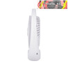 VENTILADOR INALAMBRICO SOBREMESA AGUILA BLANCO 5W 3VEL RECARGABLE C/LUZ, ALIM.USB ORIENTABLE 180º 3ASP 30X25X8 cm