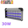 MATA INSECTOS ELECTRICO DIABLO 30W 2XUV CON CADENA ALCANCE 60m² 26,6X49X8,5cm FACIL LIMPIAR
