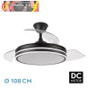VENTILADOR BAYOMO 72W 6120LM NEGRO 3 ASPAS DESP. 32/47X49/108D.3 COLOR.MOTOR DC.REMOTO