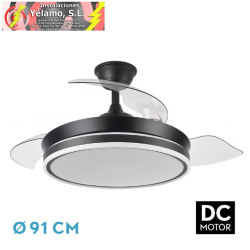 VENTILADOR DC BAYOMO NEGRO...