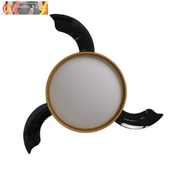 VENTILADOR DC MANDARIN NEGRO/ORO 72W 3ASPAS 108D REG.INTENSIDAD 7200LM 3000-4000-6500K REMOTO+MEMORIA+TEMPORIZADOR