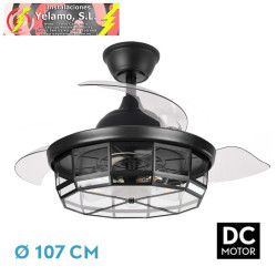 VENTILADOR DC TORNADO NEGRO...