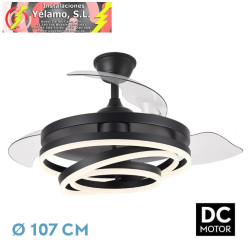 VENTILADOR 72W DC KAI NEGRO...