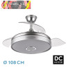 VENTILADOR DC MATANUSKA 72W 6120LM NIQ BLUETOOTH 32/47X55/108D. 3ASPAS DESP. 6 VEL. 3 COLORES