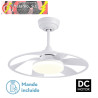 VENTILADOR DC CELSIUS 26W BLANCO 6 ASPAS 55D 2950LM 3000-4000-6500K 6VEL. REMOTO, MEMORIA Y TEMPORIZADOR