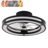 VENTILADOR DC 58W ANASTASIA NEGRO/PLATA 8 ASPAS 60D 5900LM 6VEL. 3 COLORES REMOTO,MEMORIA,TEMPORIZADOR