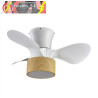 VENTILADOR DC 24W NATASHA CAÑIZO/BLANCO-HAYA 70D 3 ASPAS 6VEL. 2390LM 3 ASPAS 6VEL. 2390LM 3 COLORES REMOTO,MEMORIA,TEMPORIZADOR