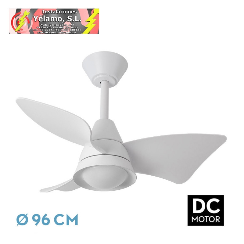 VENTILADOR DC JAGUAR 30W 3000LM BLANCO 96D 3ASPAS 6VEL 3000-4500-6500K REMOTO+REG.INTENSIDAD+MEMORIA+TEMPORIZADOR