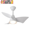 VENTILADOR DC JAGUAR 30W 3000LM BLANCO 96D 3ASPAS 6VEL 3000-4500-6500K REMOTO+REG.INTENSIDAD+MEMORIA+TEMPORIZADOR