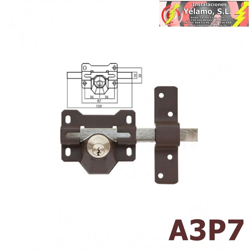 CERRADURA CAYS A3P7