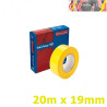 CINTA AISLANTE 19mm x 20m AMARILLA