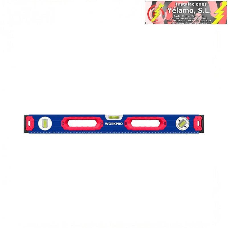 NIVEL CON BASE MÁGNETICA 60cm WORKPRO